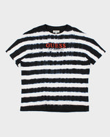 Vintage Guess LA Striped T-Shirt - XL