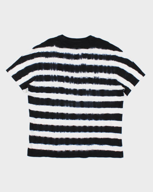 Vintage Guess LA Striped T-Shirt - XL