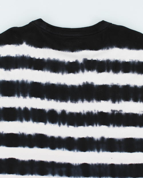 Vintage Guess LA Striped T-Shirt - XL