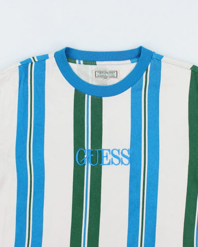 Vintage Guess Originals Striped T-Shirt - S
