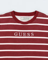 Vintage Guess LA Originals Striped T-Shirt - XL
