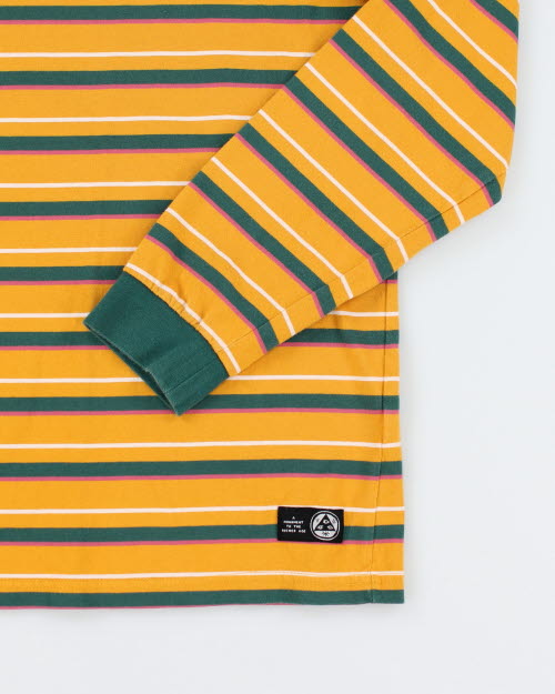 Welcome Skateboards Striped Long-sleeved T-Shirt - M