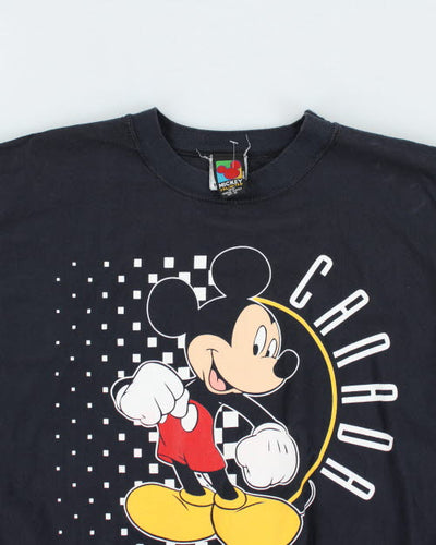 Vintage 90's Disney Mickey Mouse Canada Long-sleeved T-Shirt - M