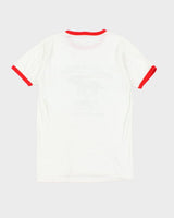 Vintage 80's Alberta Derby Ringer T-Shirt - M