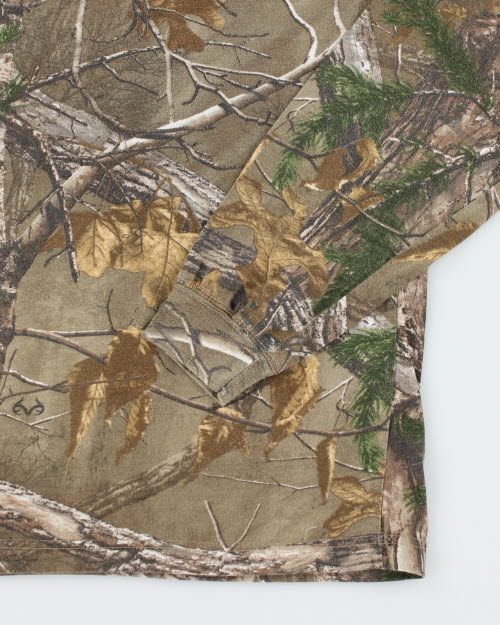 Vintage Real Tree Camouflage Long-sleeved T-Shirt - M