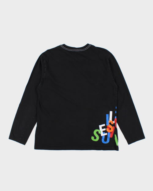 Vintage 2000's Evisu Multi Letter Long-sleeved T-Shirt - M