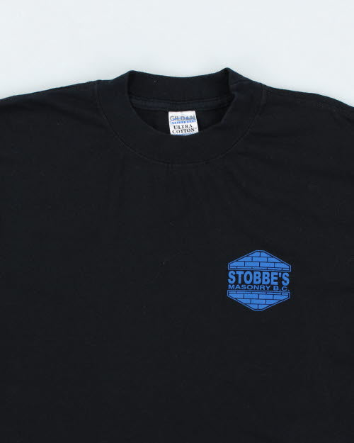 Vintage Y2K Flame Print Long-sleeved Shirt - XL