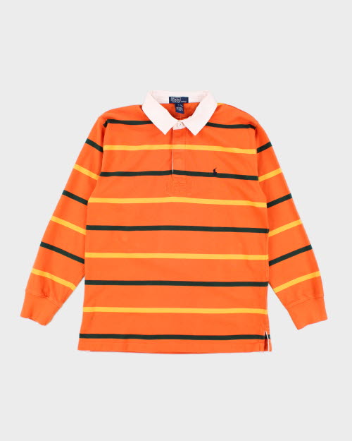 Vintage 2000's Ralph Lauren Striped Rugby Shirt - L