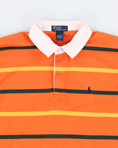 Vintage 2000's Ralph Lauren Striped Rugby Shirt - L