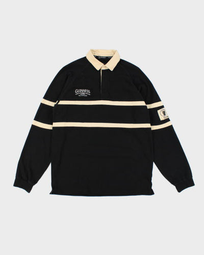 Vintage 2000's Guinness Striped Rugby Shirt - L