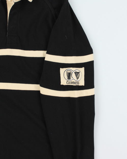 Vintage 2000's Guinness Striped Rugby Shirt - L