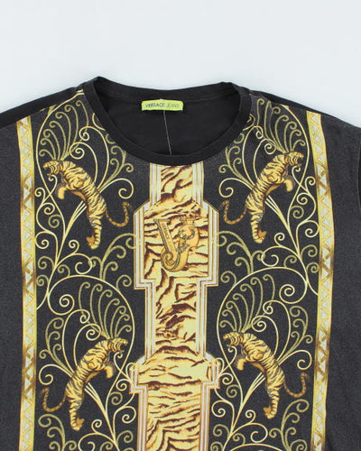 Vintage Versace Jeans Longsleeve Printed T-Shirt - L