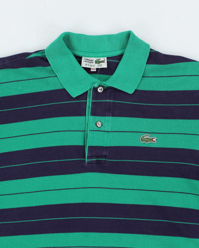 Vintage Lacoste Patterned Polo Shirt - M