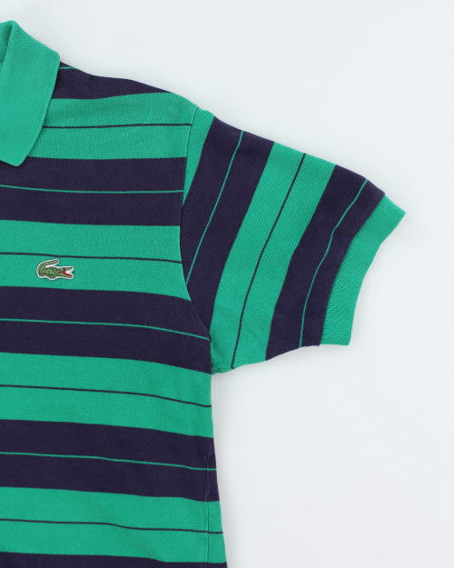 Vintage Lacoste Patterned Polo Shirt - M