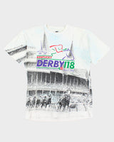 Vintage 90's Kentucky Derby All Over Print T-Shirt - XL