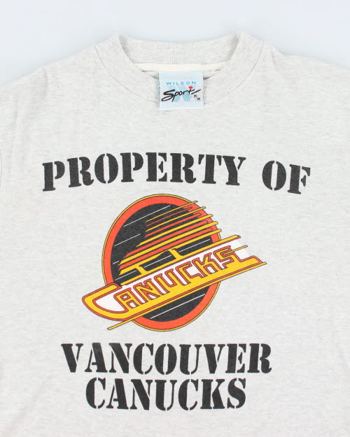 Vintage 90's Vancouver Canucks Graphic T-Shirt - M