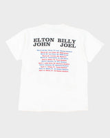 Vintage 90's Single Stitch Elton John &amp; Billy Idol Tour T-Shirt - L