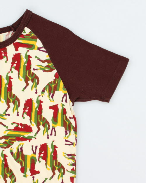 Vintage 90's Chenaski All Over Print T-Shirt - XL