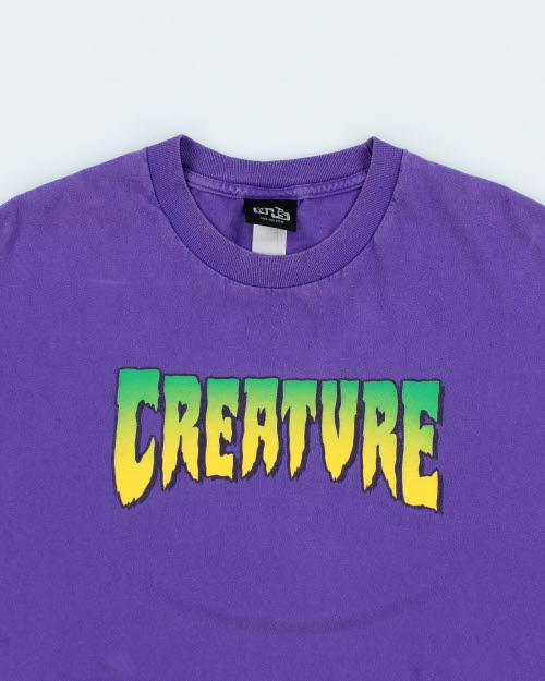 Vintage 2000's Creature Skateboards Graphic T-Shirt - L