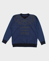 Vintage Japanese Sacai Geometric Long-sleeve T-Shirt - L