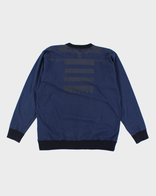Vintage Japanese Sacai Geometric Long-sleeve T-Shirt - L