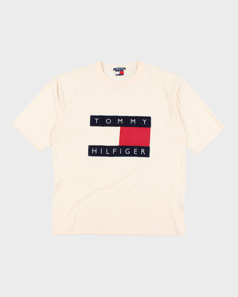 Vintage Y2K Tommy Hilfiger Oversized Graphic T-Shirt - XL