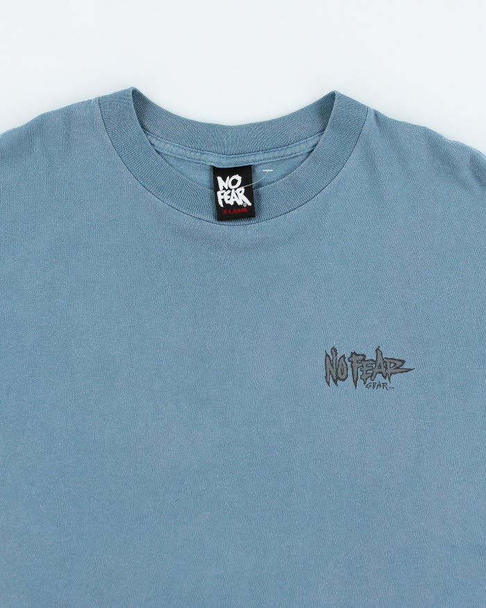 Vintage 2000's No Fear Graphic Oversized T-Shirt - XL