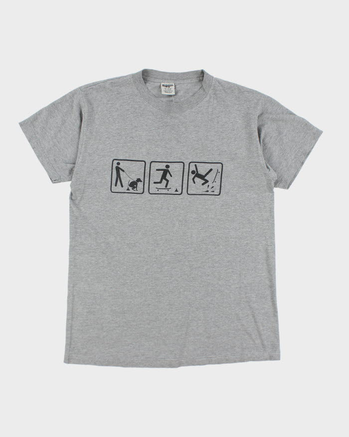 Vintage 2000's Skateboarding Funny Graphic T-Shirt - S