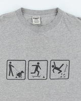 Vintage 2000's Skateboarding Funny Graphic T-Shirt - S