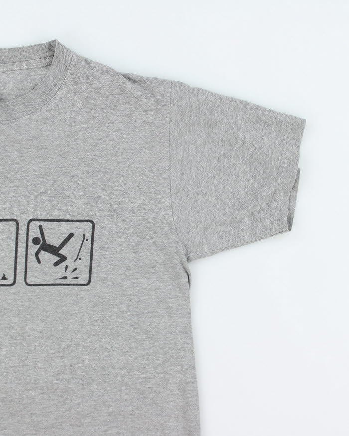 Vintage 2000's Skateboarding Funny Graphic T-Shirt - S