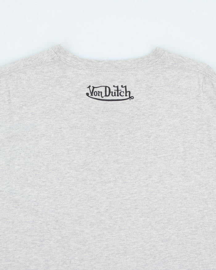 Vintage Y2K Von Dutch Oversized Graphic T-Shirt - XXL