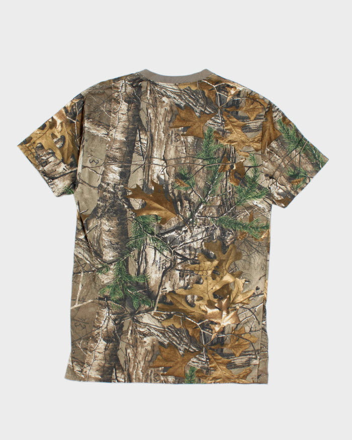 Vintage Y2K Real Tree Camouflage T-Shirt - M