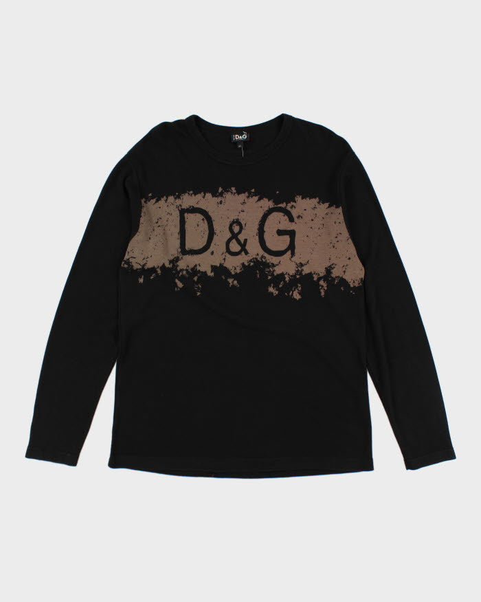 Vintage Y2K Dolce &amp; Gabbana Longsleeve T-Shirt - XL