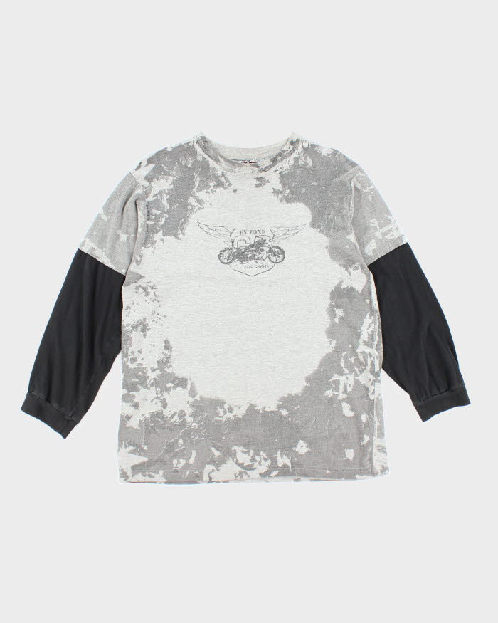 Vintage Y2K Extreme Zone Two Tone Longsleeve T-Shirt - XL