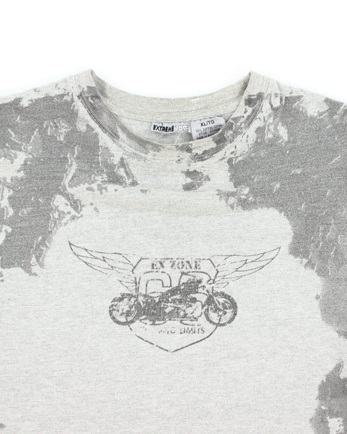 Vintage Y2K Extreme Zone Two Tone Longsleeve T-Shirt - XL