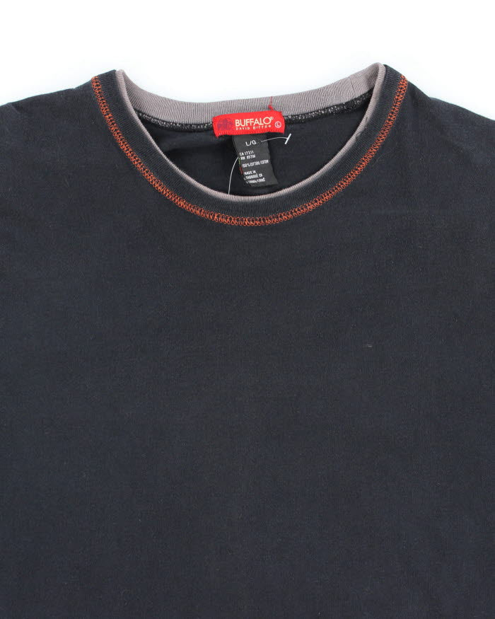 Vintage Y2K Buffalo Two Tone Longsleeve T-Shirt - L