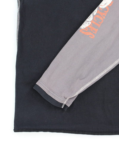 Vintage Y2K Buffalo Two Tone Longsleeve T-Shirt - L