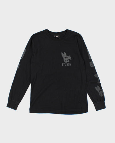 Stussy $tay Paid Black Long Sleeved T-Shirt - S
