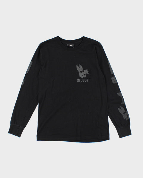 Stussy $tay Paid Black Long Sleeved T-Shirt - S – Rokit