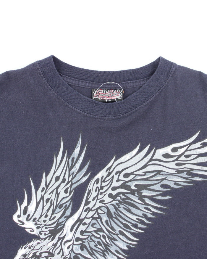 Y2k 00s Eagle Tattoo Long Sleeve T-shirt - S