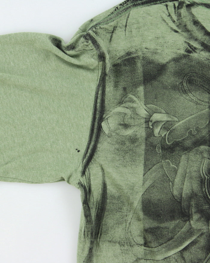 Y2k 00s Ronin Street Wear Long Sleeve T-shirt - M