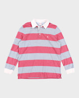 Brooks Brothers Striped Long Sleeve Polo Shirt - M
