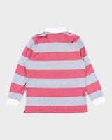 Brooks Brothers Striped Long Sleeve Polo Shirt - M
