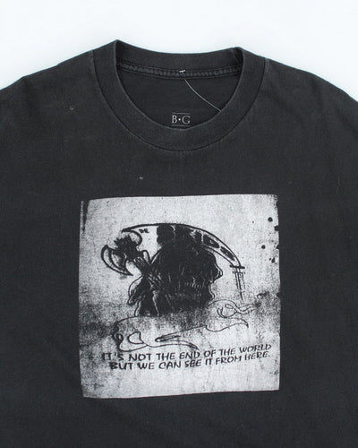 Vintage 2000's Gothic Graphic T-Shirt - L