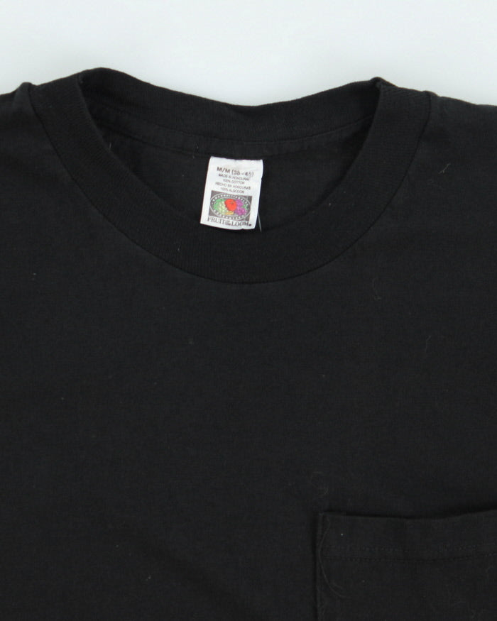Vintage 90's Fruit of the Loom Blank Pocket T-Shirt - M