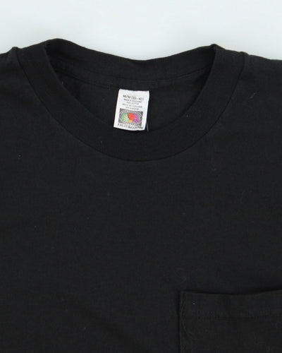 Vintage 90's Fruit of the Loom Blank Pocket T-Shirt - M