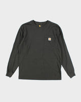 Carhartt Green Long Sleeve T-shirt - M