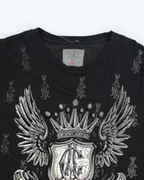 Vintage Y2K Christian Audigier Gothic Long Sleeve T-Shirt - S