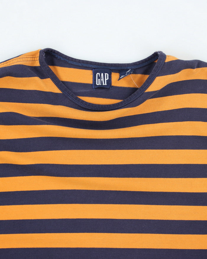 び*様 2000s Striped knit long sleeve t sul Vintage 2000's GAP Striped Long Sleeve T-Shirt - L – Rokit