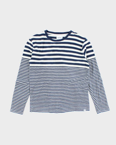 Vintage Norse Projects Striped Towling Long-sleeved T-Shirt - L